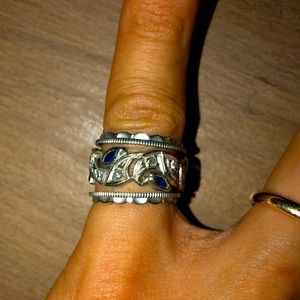 White Gold 3 Piece ring